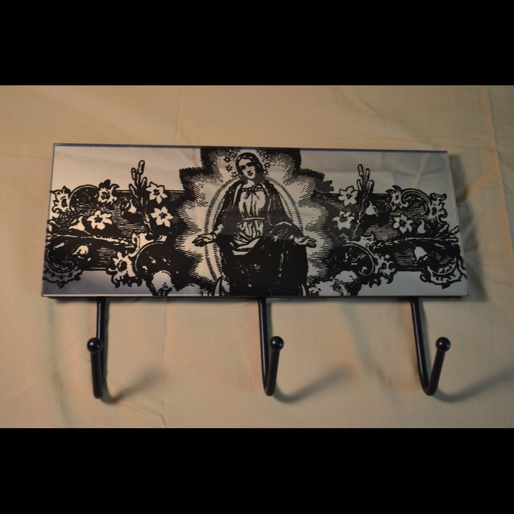 Urban Outfitters Virgin Mary mirror hook decor